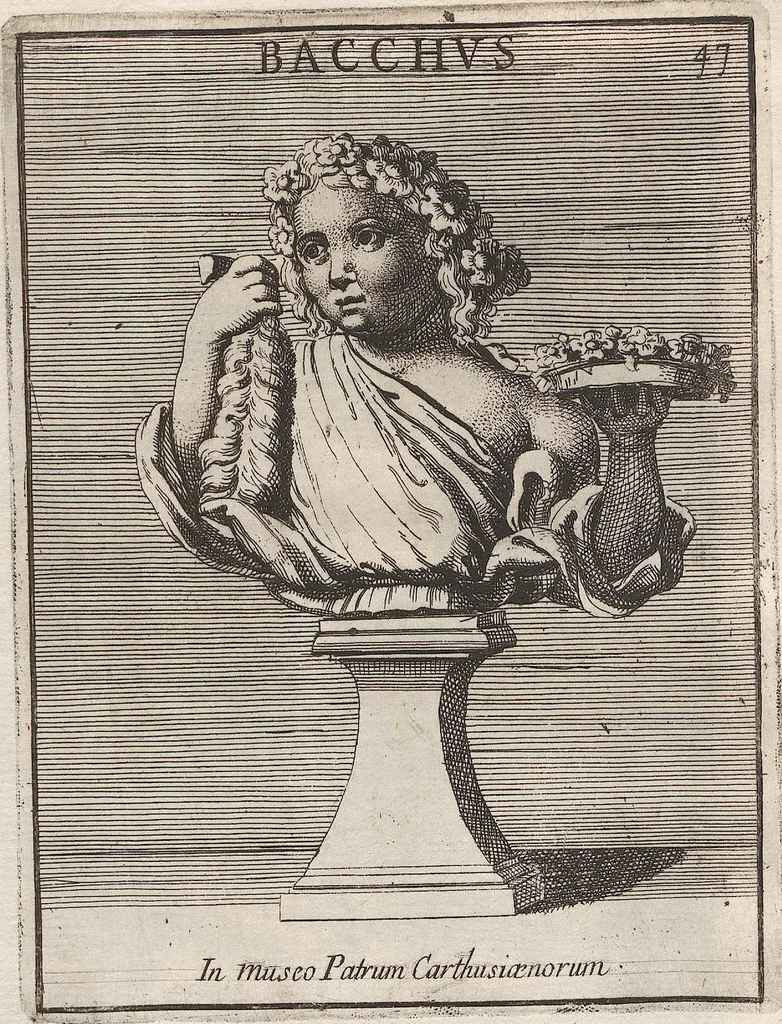 An illustration from Michaelis Angeli Causei De La Chausse Parisini Romanum Museum Sive Thesaurus Eruditae Antiquitatis: In Quo Gemmae, Idola, Insignia Sacerdotalia, Instrumenta sacrificijs, inservientia, Lucernae, Vasa, Bullae, Armillae, Fibulae, Claves, Annulli, Tesserae, Styli, Strigiles, Gutti, Phialae lacrymatoriae, vota, Signa Militaria, Marmora &c., 1707, leaf 204