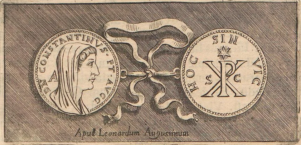 An illustration from Michaelis Angeli Causei De La Chausse Parisini Romanum Museum Sive Thesaurus Eruditae Antiquitatis: In Quo Gemmae, Idola, Insignia Sacerdotalia, Instrumenta sacrificijs, inservientia, Lucernae, Vasa, Bullae, Armillae, Fibulae, Claves, Annulli, Tesserae, Styli, Strigiles, Gutti, Phialae lacrymatoriae, vota, Signa Militaria, Marmora &c., 1707, leaf 252