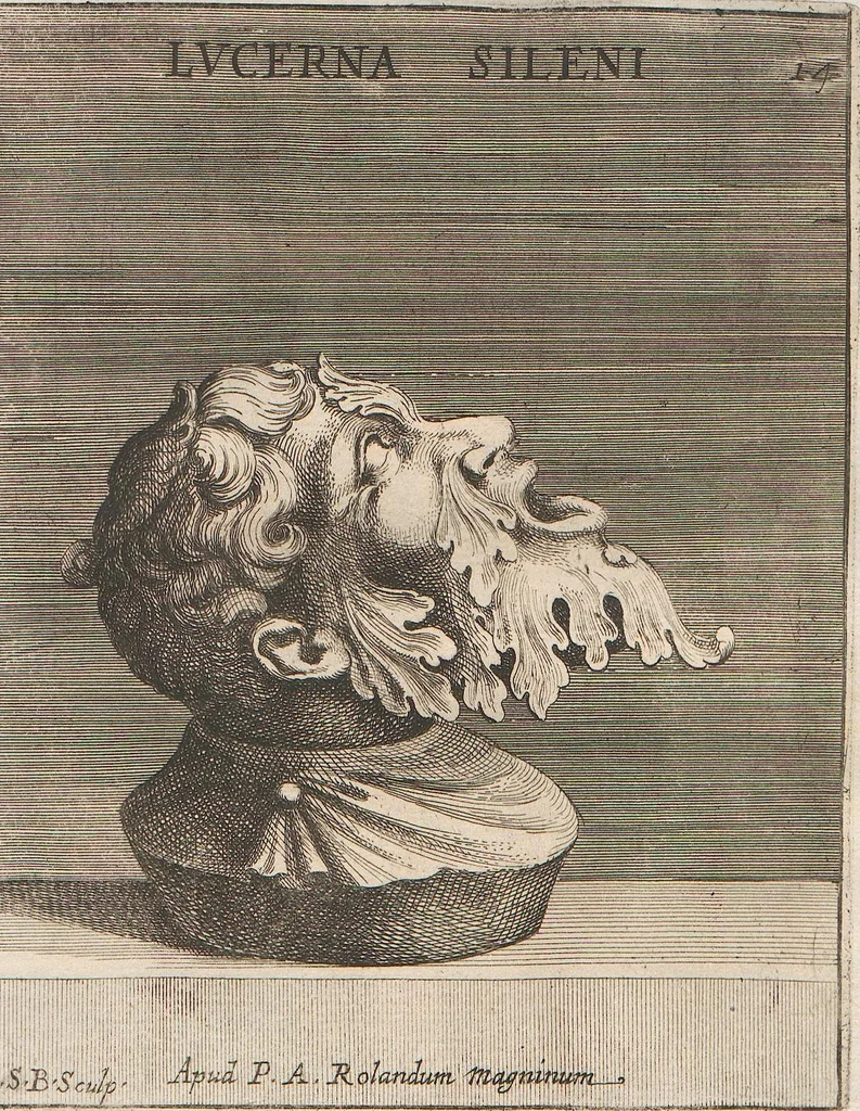 An illustration from Michaelis Angeli Causei De La Chausse Parisini Romanum Museum Sive Thesaurus Eruditae Antiquitatis: In Quo Gemmae, Idola, Insignia Sacerdotalia, Instrumenta sacrificijs, inservientia, Lucernae, Vasa, Bullae, Armillae, Fibulae, Claves, Annulli, Tesserae, Styli, Strigiles, Gutti, Phialae lacrymatoriae, vota, Signa Militaria, Marmora &c., 1707, leaf 275
