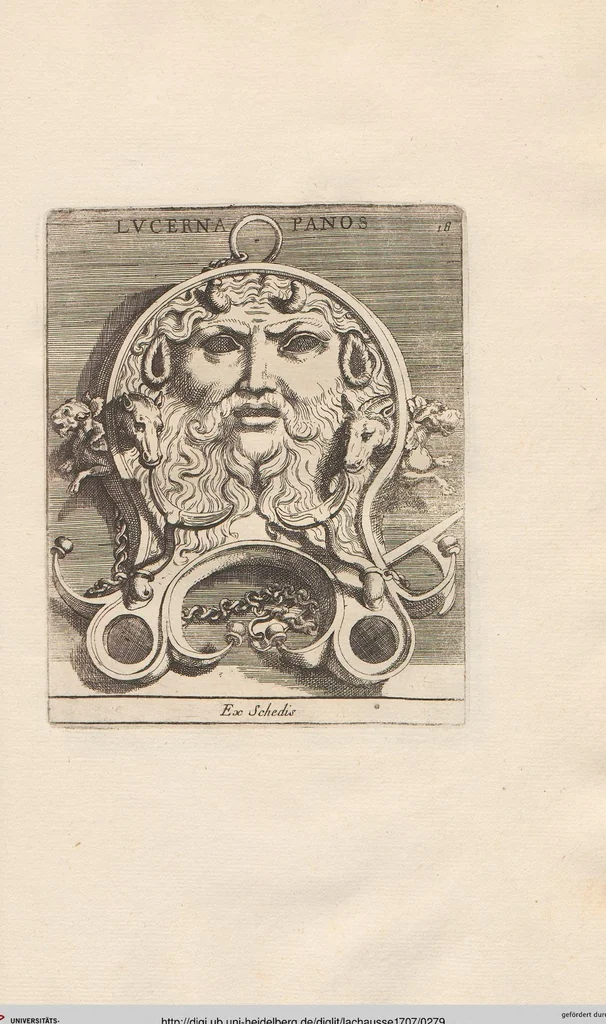 An illustration from Michaelis Angeli Causei De La Chausse Parisini Romanum Museum Sive Thesaurus Eruditae Antiquitatis: In Quo Gemmae, Idola, Insignia Sacerdotalia, Instrumenta sacrificijs, inservientia, Lucernae, Vasa, Bullae, Armillae, Fibulae, Claves, Annulli, Tesserae, Styli, Strigiles, Gutti, Phialae lacrymatoriae, vota, Signa Militaria, Marmora &c., 1707, leaf 279