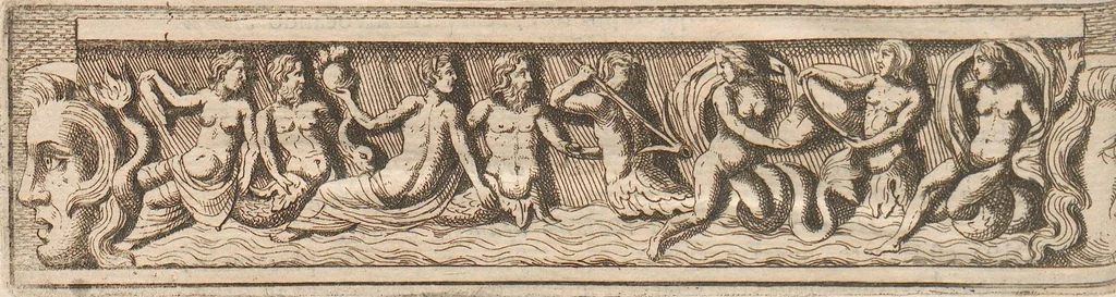 An illustration from Michaelis Angeli Causei De La Chausse Parisini Romanum Museum Sive Thesaurus Eruditae Antiquitatis: In Quo Gemmae, Idola, Insignia Sacerdotalia, Instrumenta sacrificijs, inservientia, Lucernae, Vasa, Bullae, Armillae, Fibulae, Claves, Annulli, Tesserae, Styli, Strigiles, Gutti, Phialae lacrymatoriae, vota, Signa Militaria, Marmora &c., 1707, leaf 348