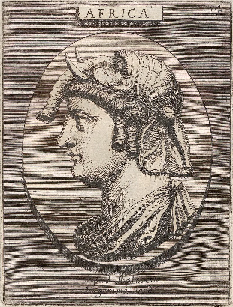 An illustration from Michaelis Angeli Causei De La Chausse Parisini Romanum Museum Sive Thesaurus Eruditae Antiquitatis: In Quo Gemmae, Idola, Insignia Sacerdotalia, Instrumenta sacrificijs, inservientia, Lucernae, Vasa, Bullae, Armillae, Fibulae, Claves, Annulli, Tesserae, Styli, Strigiles, Gutti, Phialae lacrymatoriae, vota, Signa Militaria, Marmora &c., 1707, leaf 70