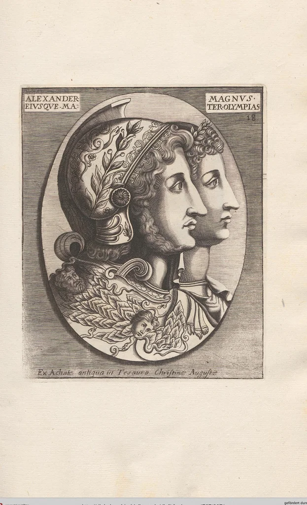 An illustration from Michaelis Angeli Causei De La Chausse Parisini Romanum Museum Sive Thesaurus Eruditae Antiquitatis: In Quo Gemmae, Idola, Insignia Sacerdotalia, Instrumenta sacrificijs, inservientia, Lucernae, Vasa, Bullae, Armillae, Fibulae, Claves, Annulli, Tesserae, Styli, Strigiles, Gutti, Phialae lacrymatoriae, vota, Signa Militaria, Marmora &c., 1707, leaf 74