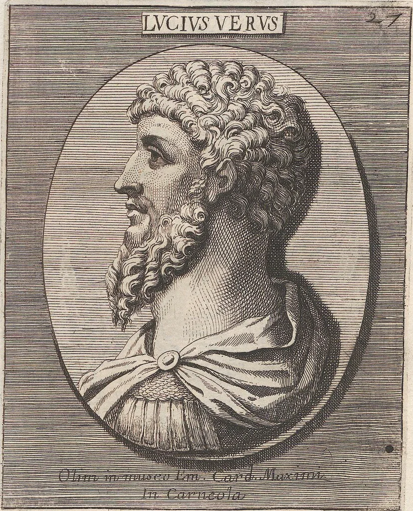 An illustration from Michaelis Angeli Causei De La Chausse Parisini Romanum Museum Sive Thesaurus Eruditae Antiquitatis: In Quo Gemmae, Idola, Insignia Sacerdotalia, Instrumenta sacrificijs, inservientia, Lucernae, Vasa, Bullae, Armillae, Fibulae, Claves, Annulli, Tesserae, Styli, Strigiles, Gutti, Phialae lacrymatoriae, vota, Signa Militaria, Marmora &c., 1707, leaf 83