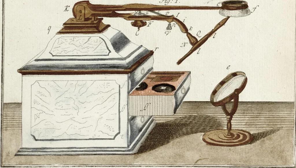 An illustration from (Band 2): Martin Frobenius Ledermüllers, Hochfürstlich- Brandenburg- Culmbachischen Justiz-Raths ... Nachlese seiner Mikroskopischen Gemüths- und Augen-Ergötzung: Bestehend in zehen fein illuminirten Kupfertafeln, Sammt deren Erklärung: und Einer getreuen Anweisung, wie man alle Arten Mikroskope geschickt, leicht und nützlich gebrauchen solle, 1762, leaf 55