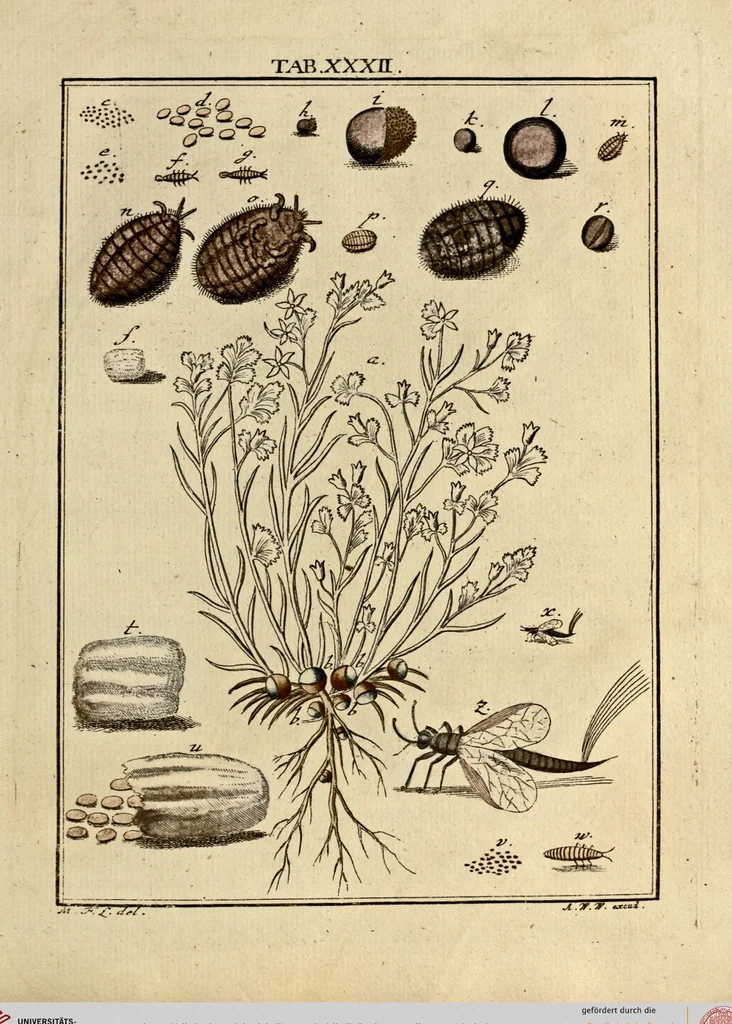 An illustration from (Hauptband): Bestehend in Ein hundert nach der Natur gezeichneten und mit Farben erleuchteten Kupfertafeln, sammt deren Erklärung, 1763, leaf 110