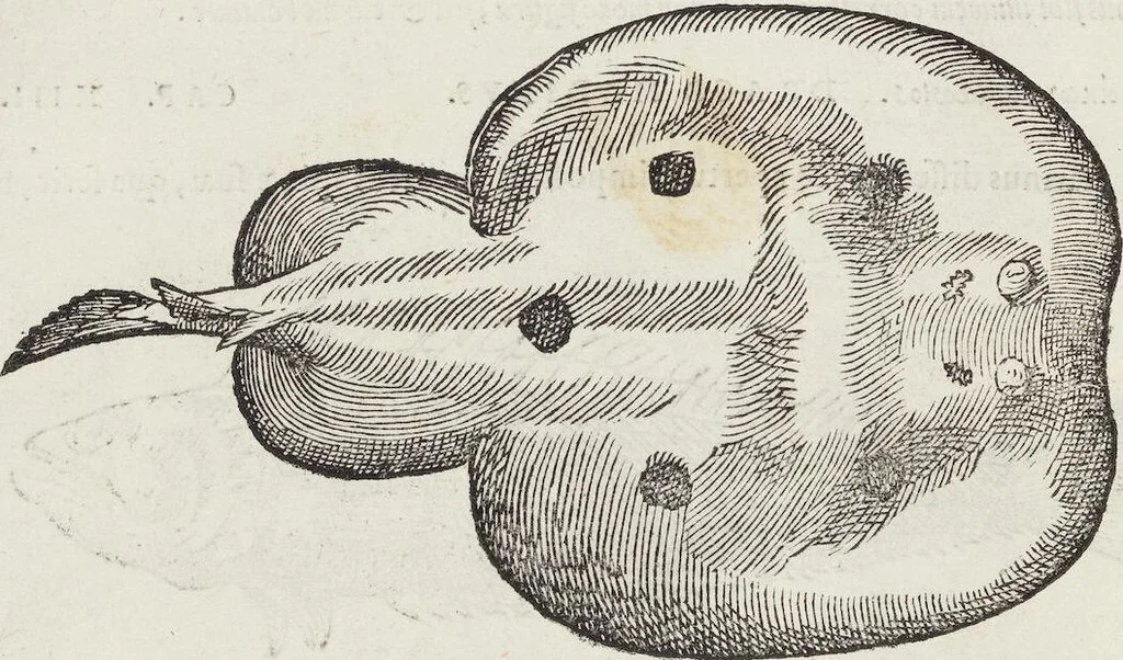 An illustration from Petri Andreae Matthioli Medici Senensis Commentarii, In Libros Sex Pedacii Dioscoridis Anazarbei, De Medica Materia: Adiectis quàm plurimis plantarum & animalium imaginibus, eodem authore, 1554, leaf 222