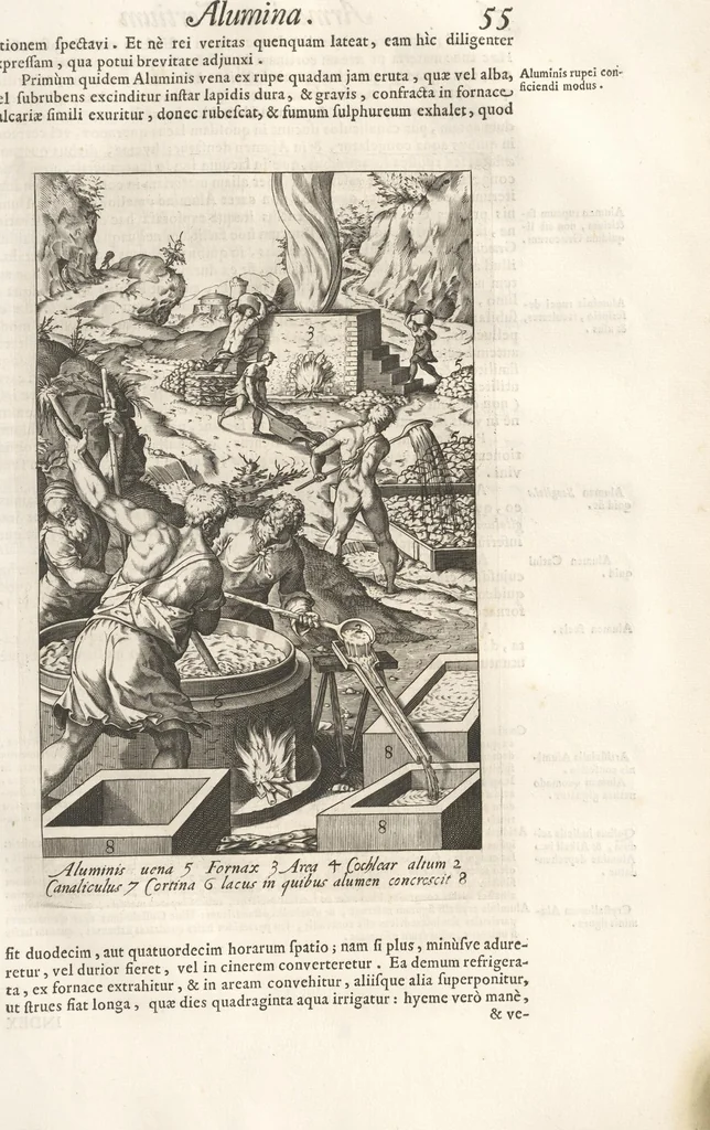 An illustration from Michaelis Mercati Samminiatensis Metallotheca: Opus Posthumum, Auctoritate, & Munificentiâ Clementis Undecimi Pontificis Maximi E' tenebris in lucem eductum; Opera autem, & studio Joannis Mariae Lancisii Archiatri Pontificii Illustratum. Cui Accessit Appendix Cum XIX. Recens Inventis Iconibus, 1719, leaf 130