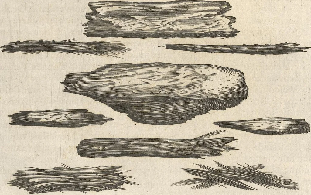 An illustration from Michaelis Mercati Samminiatensis Metallotheca: Opus Posthumum, Auctoritate, & Munificentiâ Clementis Undecimi Pontificis Maximi E' tenebris in lucem eductum; Opera autem, & studio Joannis Mariae Lancisii Archiatri Pontificii Illustratum. Cui Accessit Appendix Cum XIX. Recens Inventis Iconibus, 1719, leaf 233