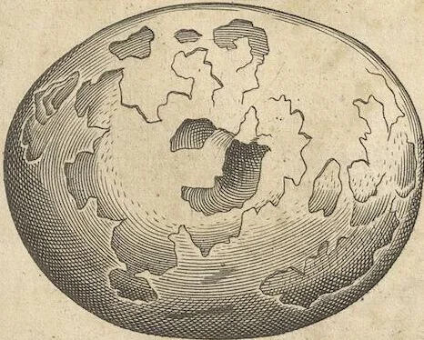 An illustration from Michaelis Mercati Samminiatensis Metallotheca: Opus Posthumum, Auctoritate, & Munificentiâ Clementis Undecimi Pontificis Maximi E' tenebris in lucem eductum; Opera autem, & studio Joannis Mariae Lancisii Archiatri Pontificii Illustratum. Cui Accessit Appendix Cum XIX. Recens Inventis Iconibus, 1719, leaf 255