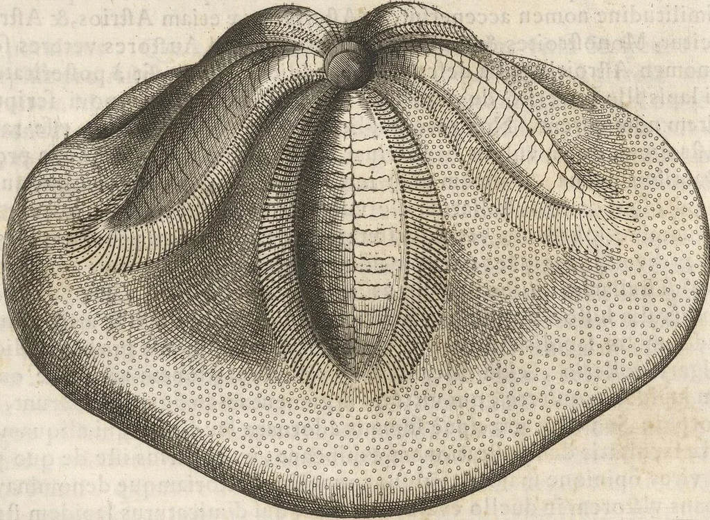 An illustration from Michaelis Mercati Samminiatensis Metallotheca: Opus Posthumum, Auctoritate, & Munificentiâ Clementis Undecimi Pontificis Maximi E' tenebris in lucem eductum; Opera autem, & studio Joannis Mariae Lancisii Archiatri Pontificii Illustratum. Cui Accessit Appendix Cum XIX. Recens Inventis Iconibus, 1719, leaf 311