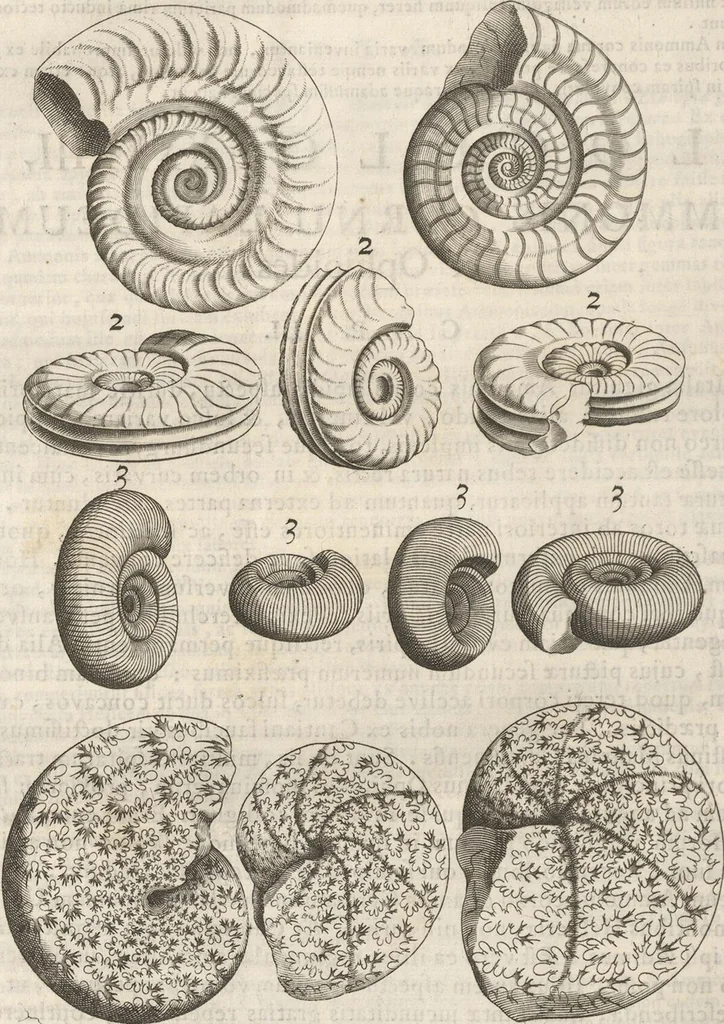 An illustration from Michaelis Mercati Samminiatensis Metallotheca: Opus Posthumum, Auctoritate, & Munificentiâ Clementis Undecimi Pontificis Maximi E' tenebris in lucem eductum; Opera autem, & studio Joannis Mariae Lancisii Archiatri Pontificii Illustratum. Cui Accessit Appendix Cum XIX. Recens Inventis Iconibus, 1719, leaf 388
