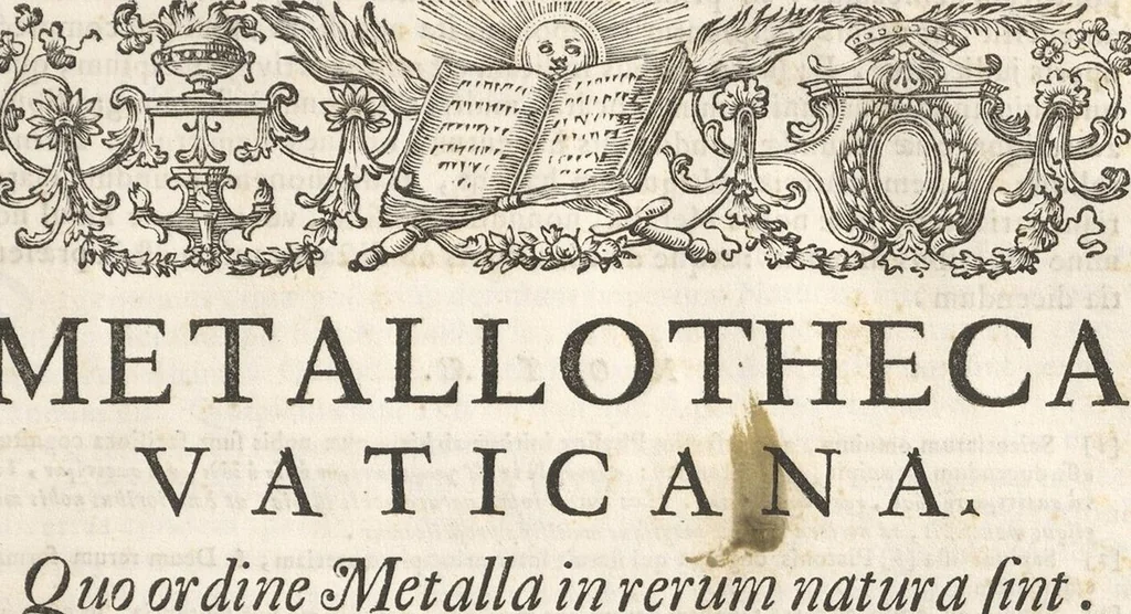 An illustration from Michaelis Mercati Samminiatensis Metallotheca: Opus Posthumum, Auctoritate, & Munificentiâ Clementis Undecimi Pontificis Maximi E' tenebris in lucem eductum; Opera autem, & studio Joannis Mariae Lancisii Archiatri Pontificii Illustratum. Cui Accessit Appendix Cum XIX. Recens Inventis Iconibus, 1719, leaf 72