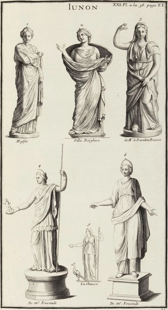 An illustration from (Band 1,1): Les dieux des Grecs & des Romain: Les Dieux du premier, du second & du troisiéme rang, selon l'ordre du tems, 1719, leaf 217