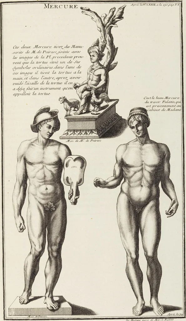 An illustration from (Band 1,1): Les dieux des Grecs & des Romain: Les Dieux du premier, du second & du troisiéme rang, selon l'ordre du tems, 1719, leaf 259