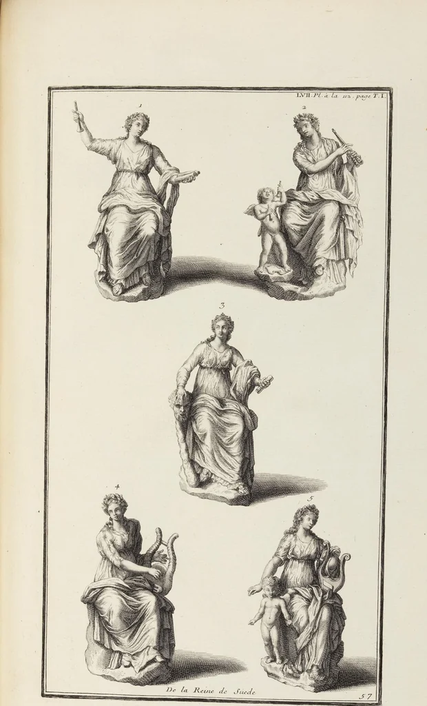 An illustration from (Band 1,1): Les dieux des Grecs & des Romain: Les Dieux du premier, du second & du troisiéme rang, selon l'ordre du tems, 1719, leaf 350