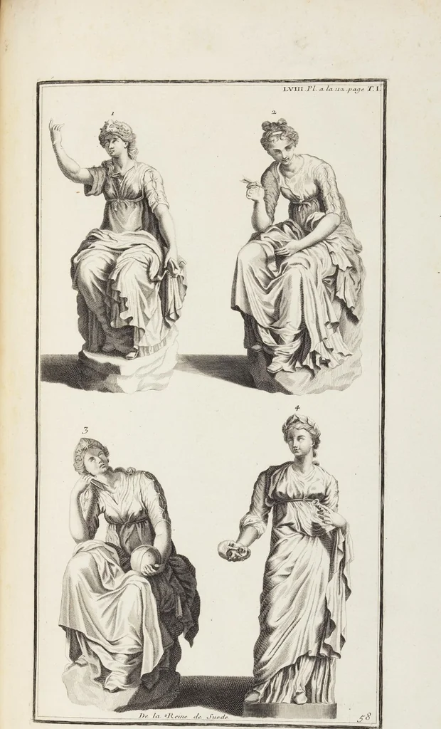 An illustration from (Band 1,1): Les dieux des Grecs & des Romain: Les Dieux du premier, du second & du troisiéme rang, selon l'ordre du tems, 1719, leaf 352