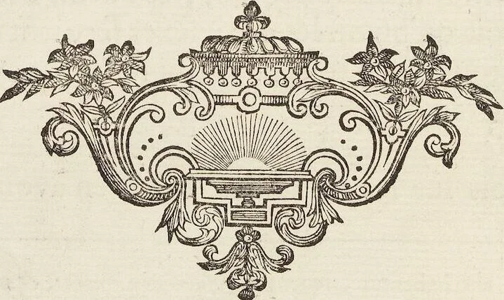 An illustration from (Band 1,1): Les dieux des Grecs & des Romain: Les Dieux du premier, du second & du troisiéme rang, selon l'ordre du tems, 1719, leaf 413