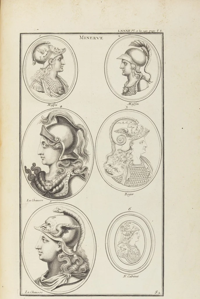 An illustration from (Band 1,1): Les dieux des Grecs & des Romain: Les Dieux du premier, du second & du troisiéme rang, selon l'ordre du tems, 1719, leaf 432