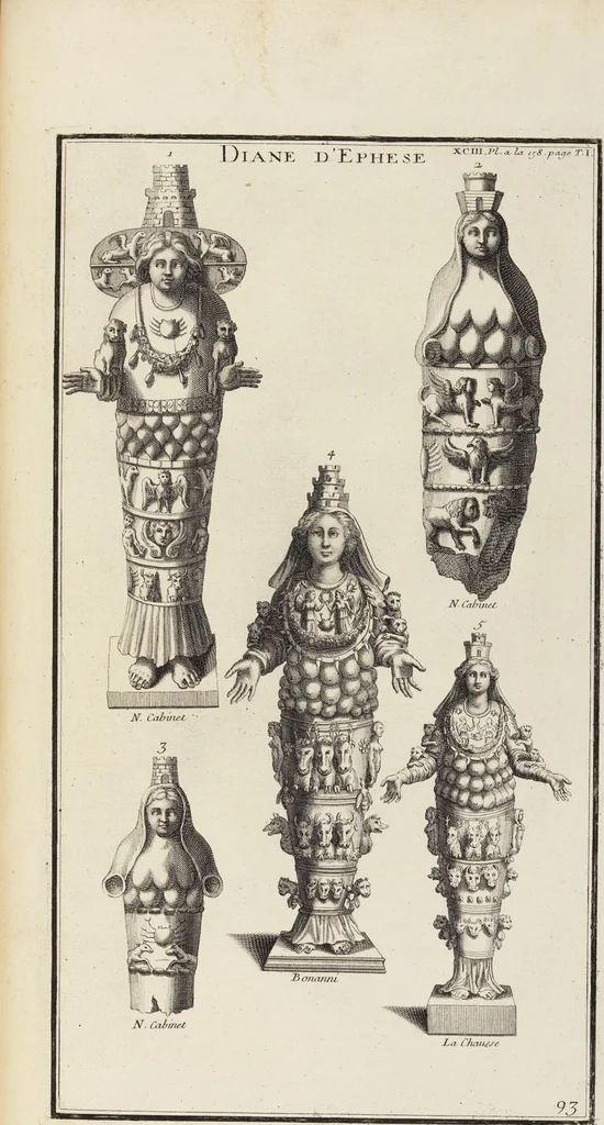 An illustration from (Band 1,1): Les dieux des Grecs & des Romain: Les Dieux du premier, du second & du troisiéme rang, selon l'ordre du tems, 1719, leaf 470