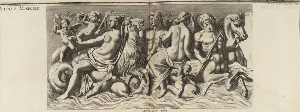 An illustration from (Band 1,1): Les dieux des Grecs & des Romain: Les Dieux du premier, du second & du troisiéme rang, selon l'ordre du tems, 1719, leaf 493