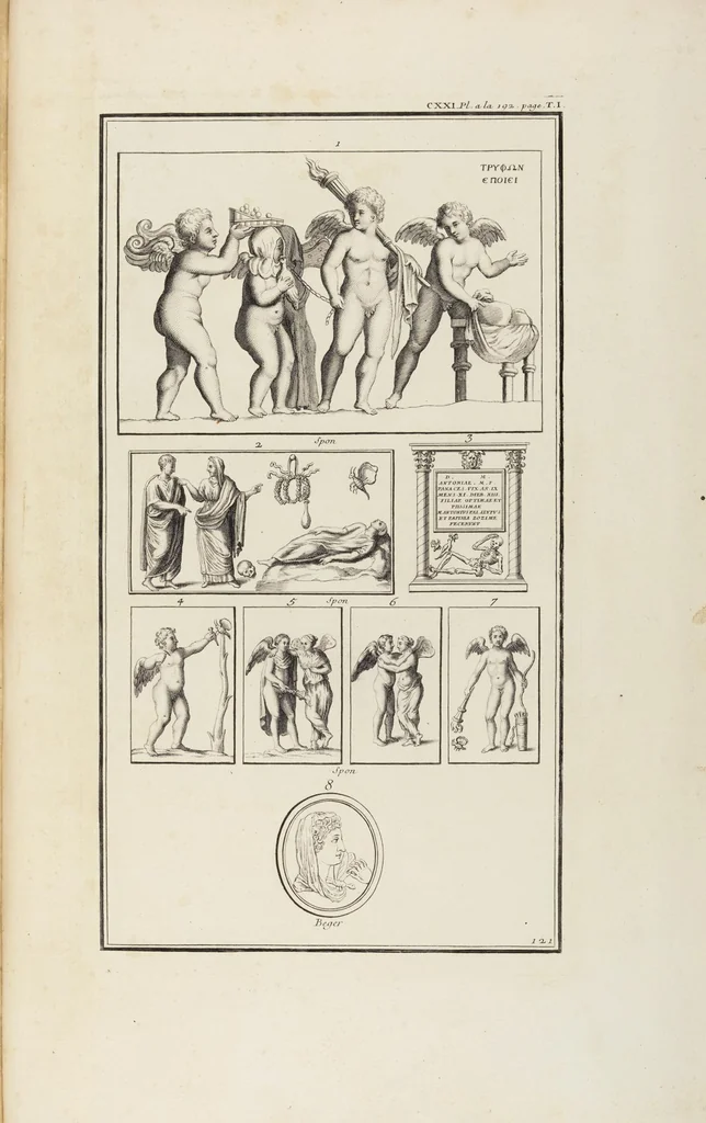 An illustration from (Band 1,1): Les dieux des Grecs & des Romain: Les Dieux du premier, du second & du troisiéme rang, selon l'ordre du tems, 1719, leaf 562