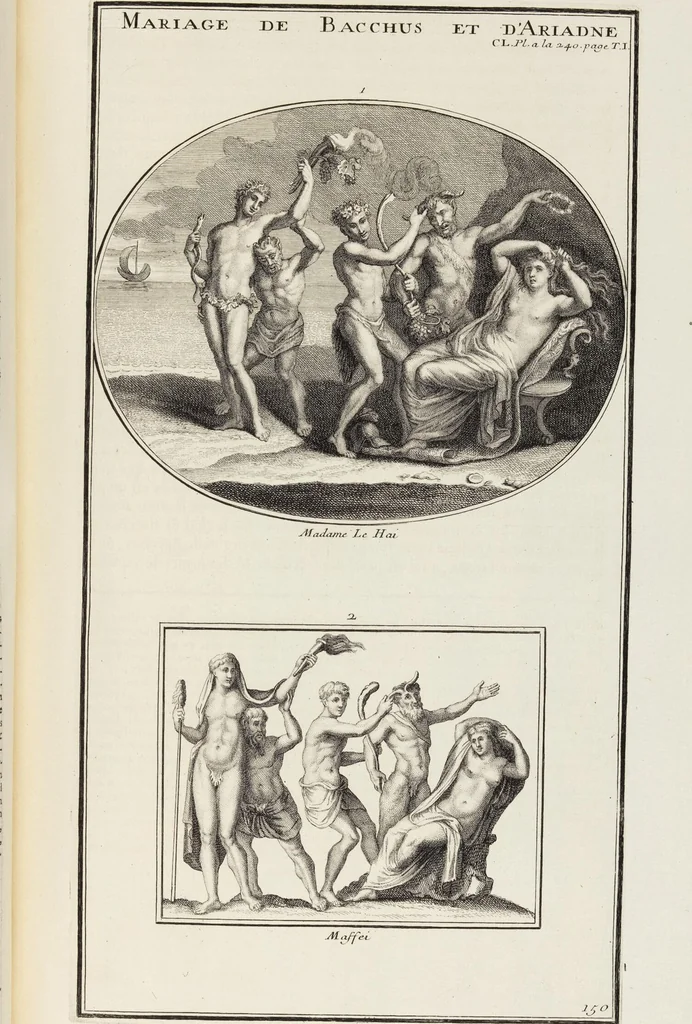 An illustration from (Band 1,2): Les Dieux des Grecs & des Romains: Les Heros parvenus à la Divinité, 1719, leaf 116