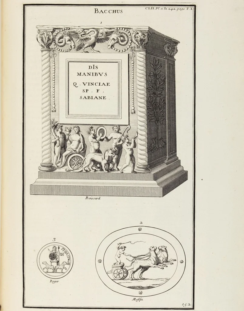 An illustration from (Band 1,2): Les Dieux des Grecs & des Romains: Les Heros parvenus à la Divinité, 1719, leaf 122