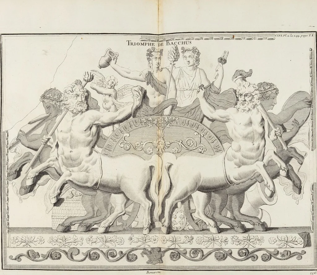 An illustration from (Band 1,2): Les Dieux des Grecs & des Romains: Les Heros parvenus à la Divinité, 1719, leaf 133