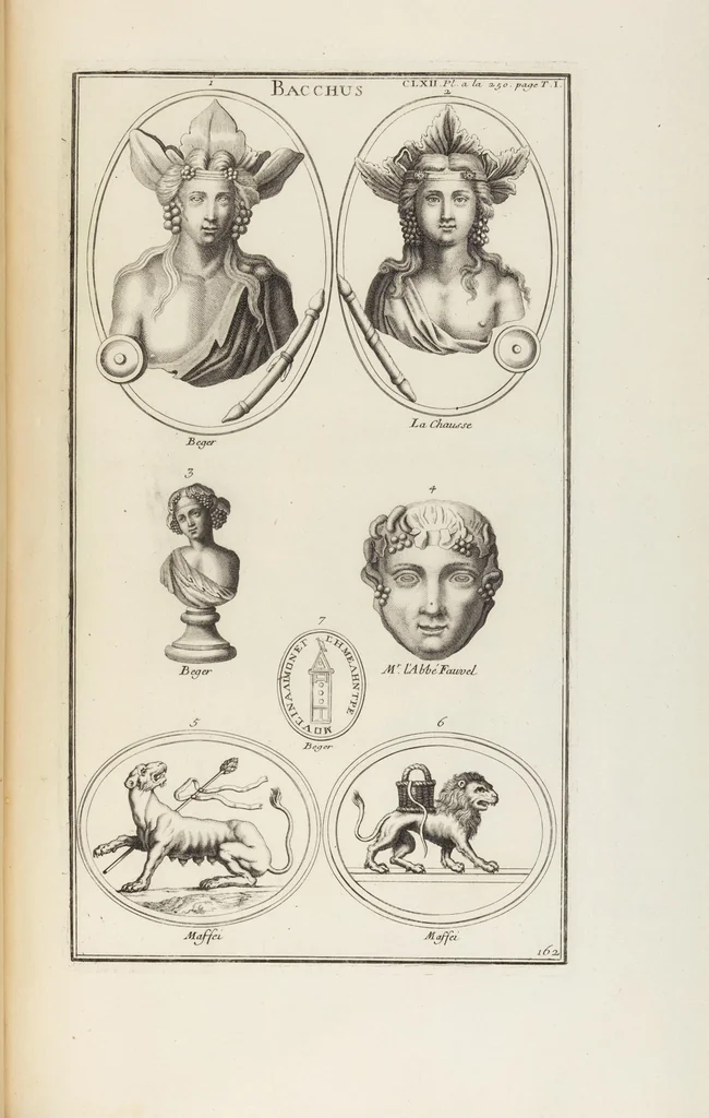 An illustration from (Band 1,2): Les Dieux des Grecs & des Romains: Les Heros parvenus à la Divinité, 1719, leaf 151