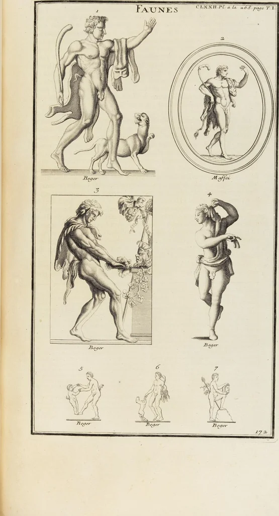 An illustration from (Band 1,2): Les Dieux des Grecs & des Romains: Les Heros parvenus à la Divinité, 1719, leaf 190