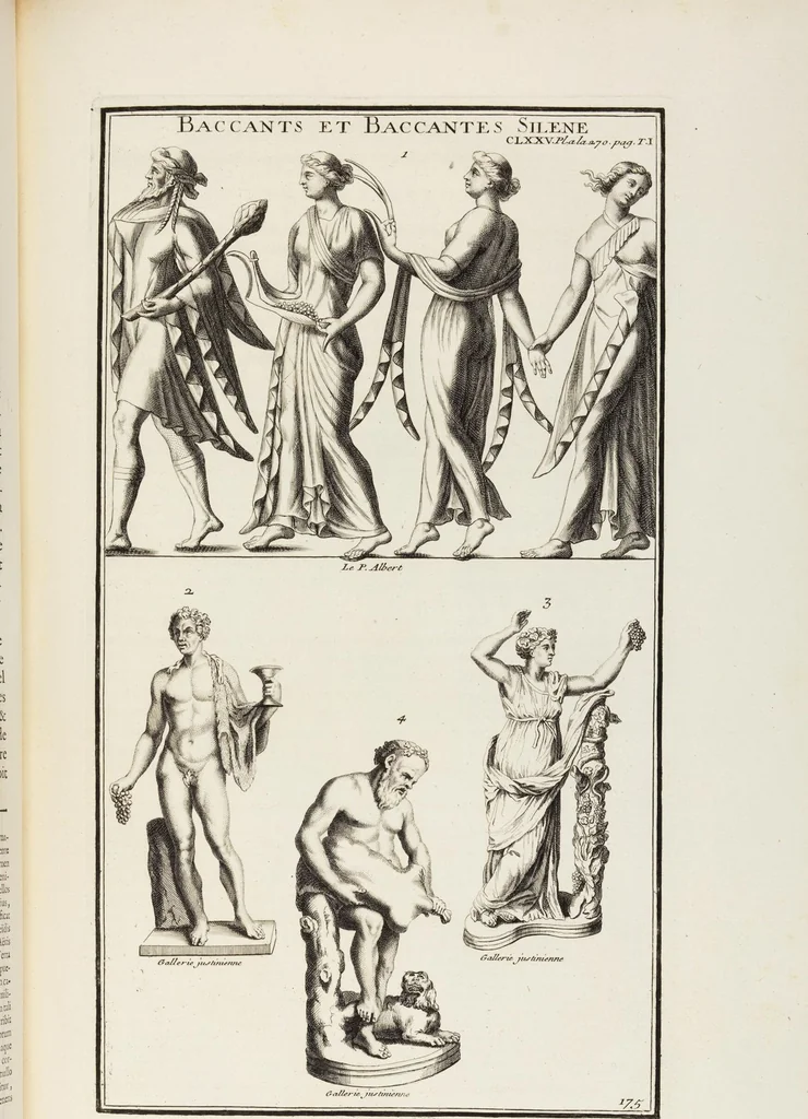 An illustration from (Band 1,2): Les Dieux des Grecs & des Romains: Les Heros parvenus à la Divinité, 1719, leaf 198