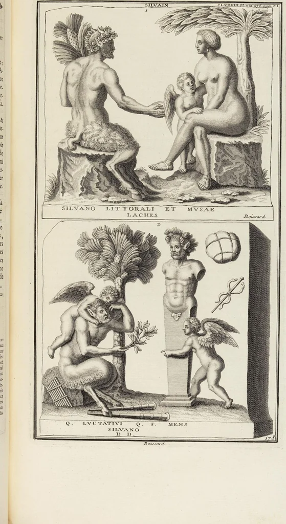 An illustration from (Band 1,2): Les Dieux des Grecs & des Romains: Les Heros parvenus à la Divinité, 1719, leaf 210
