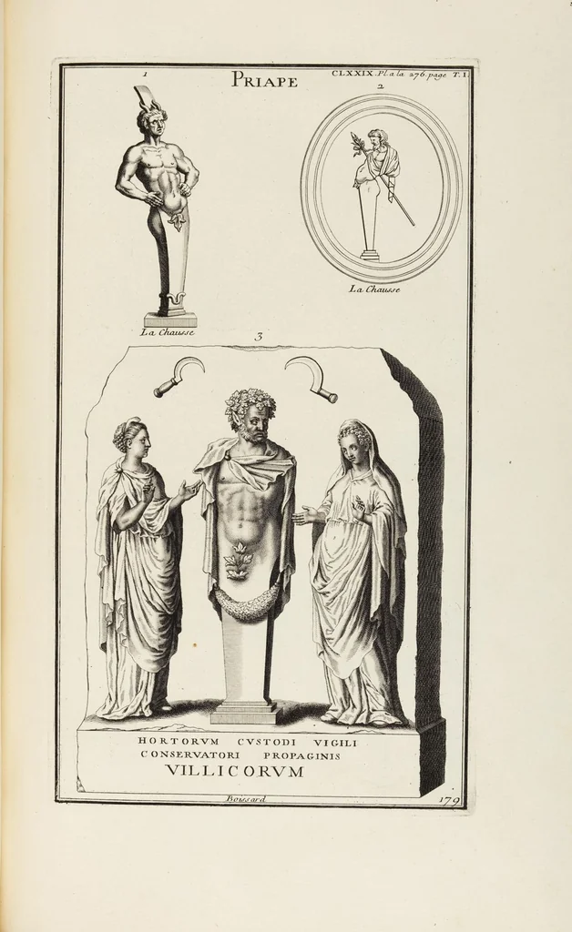 An illustration from (Band 1,2): Les Dieux des Grecs & des Romains: Les Heros parvenus à la Divinité, 1719, leaf 212