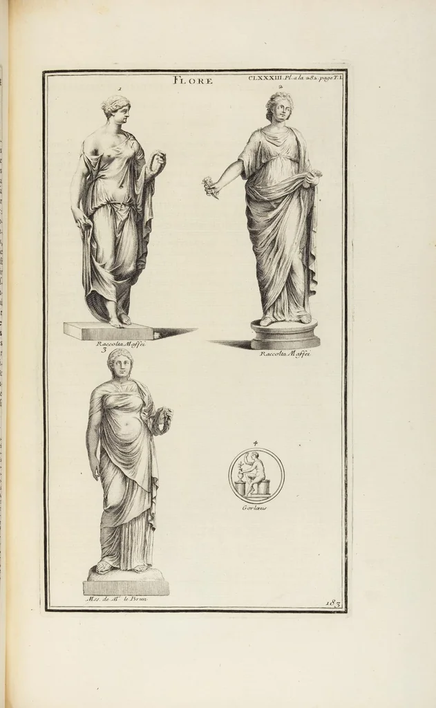 An illustration from (Band 1,2): Les Dieux des Grecs & des Romains: Les Heros parvenus à la Divinité, 1719, leaf 227