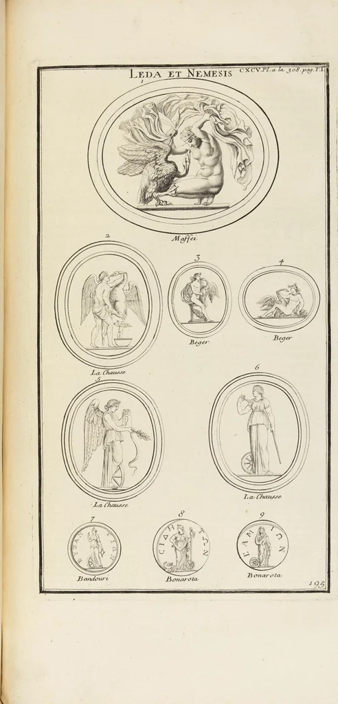 An illustration from (Band 1,2): Les Dieux des Grecs & des Romains: Les Heros parvenus à la Divinité, 1719, leaf 277