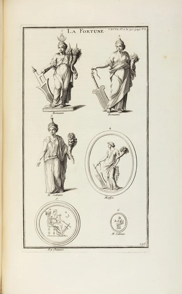 An illustration from (Band 1,2): Les Dieux des Grecs & des Romains: Les Heros parvenus à la Divinité, 1719, leaf 281