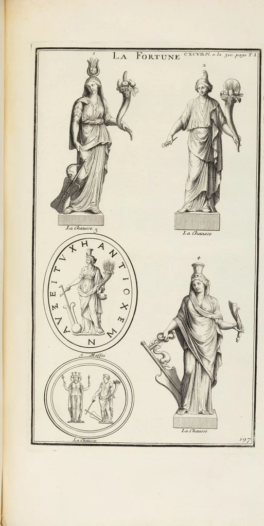 An illustration from (Band 1,2): Les Dieux des Grecs & des Romains: Les Heros parvenus à la Divinité, 1719, leaf 283