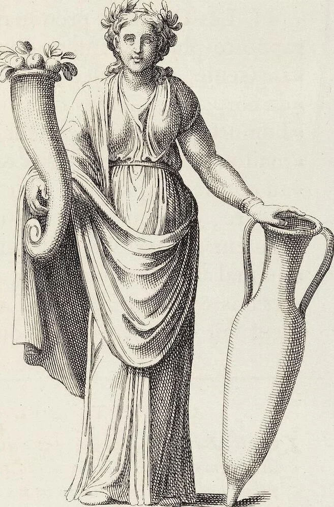An illustration from (Band 1,2): Les Dieux des Grecs & des Romains: Les Heros parvenus à la Divinité, 1719, leaf 293