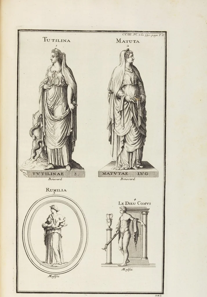 An illustration from (Band 1,2): Les Dieux des Grecs & des Romains: Les Heros parvenus à la Divinité, 1719, leaf 315
