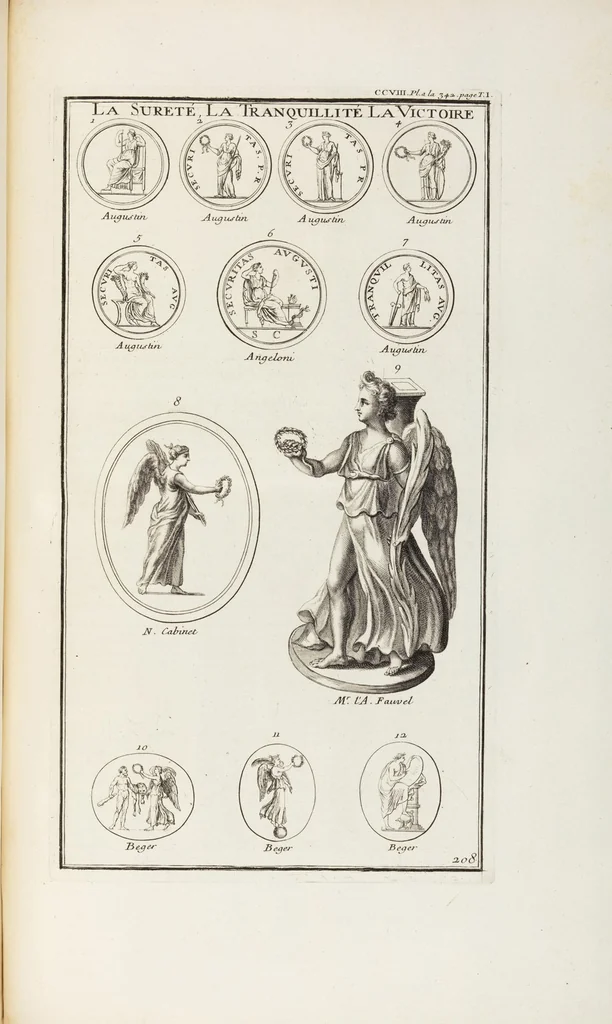 An illustration from (Band 1,2): Les Dieux des Grecs & des Romains: Les Heros parvenus à la Divinité, 1719, leaf 337