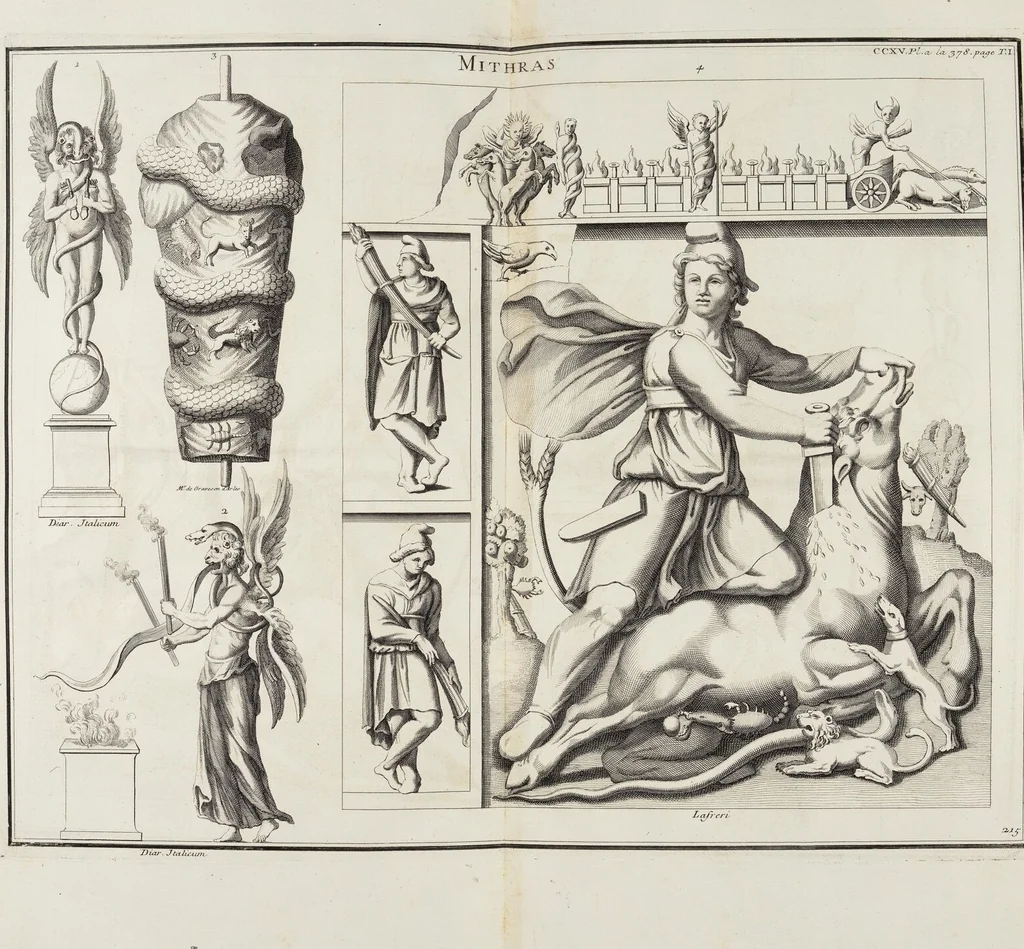 An illustration from (Band 1,2): Les Dieux des Grecs & des Romains: Les Heros parvenus à la Divinité, 1719, leaf 388