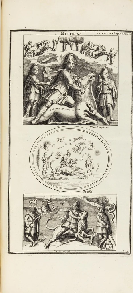 An illustration from (Band 1,2): Les Dieux des Grecs & des Romains: Les Heros parvenus à la Divinité, 1719, leaf 396