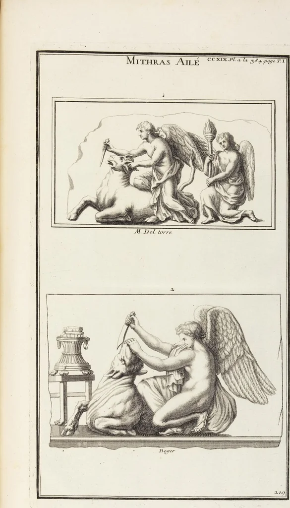 An illustration from (Band 1,2): Les Dieux des Grecs & des Romains: Les Heros parvenus à la Divinité, 1719, leaf 402