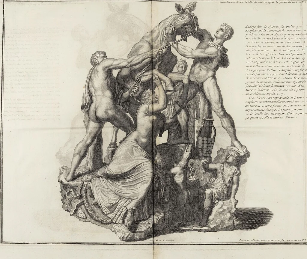 An illustration from (Band 1,2): Les Dieux des Grecs & des Romains: Les Heros parvenus à la Divinité, 1719, leaf 445