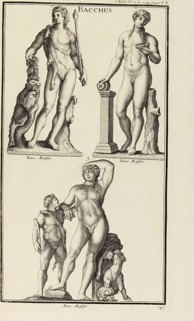 An illustration from (Band 1,2): Les Dieux des Grecs & des Romains: Les Heros parvenus à la Divinité, 1719, leaf 98