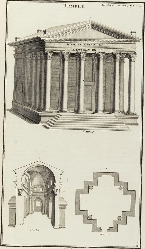 An illustration from (Band 2,1): Le Culte des Grecs & des Romains, 1719, leaf 165