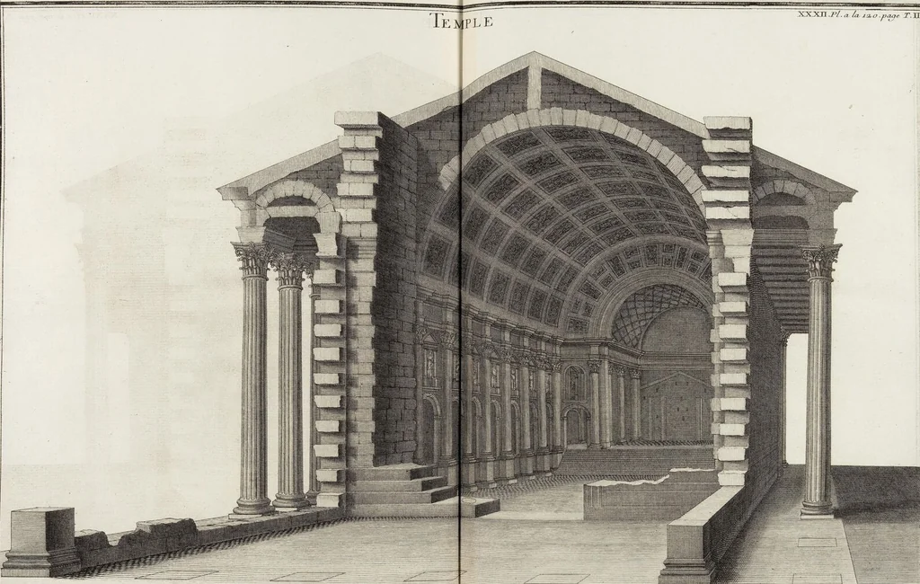 An illustration from (Band 2,1): Le Culte des Grecs & des Romains, 1719, leaf 200