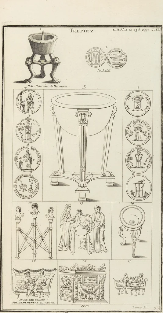 An illustration from (Band 2,1): Le Culte des Grecs & des Romains, 1719, leaf 260