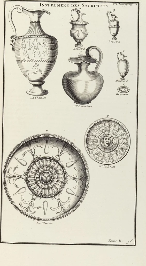 An illustration from (Band 2,1): Le Culte des Grecs & des Romains, 1719, leaf 270